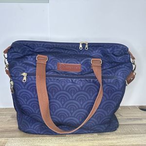 Sarah Wells Lizzy Breast Pump Tote Bag Blue